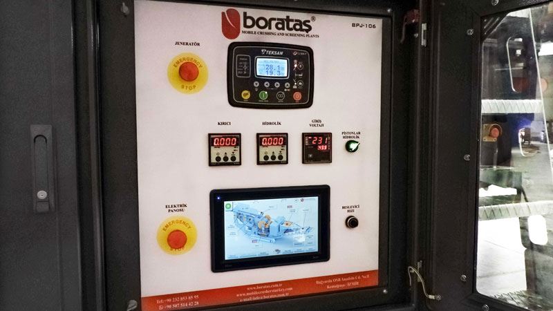 Control Cabinet Functions in Mobile Crushers and Screens