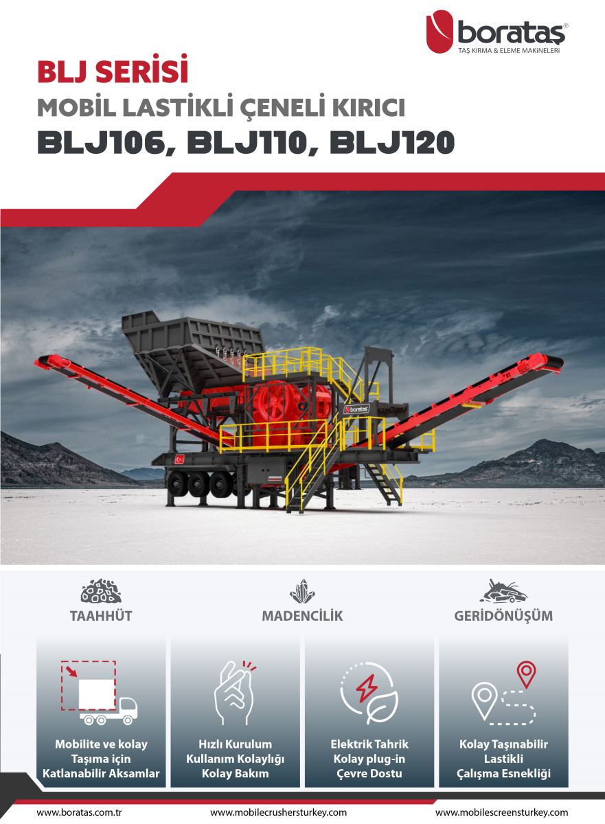 Boratas Portable Jaw crushers BLJ series