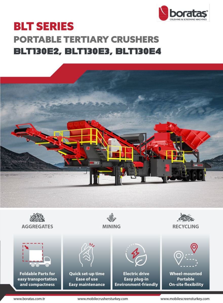 Boratas Portable Tertiary Crusher and Screen - BLT