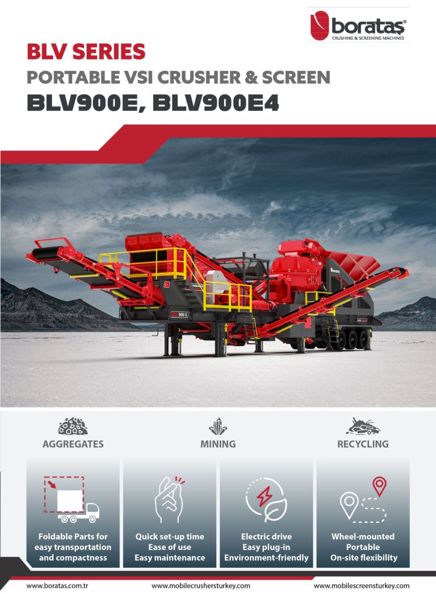 Boratas Portable VSI Crusher and Screen - BLV