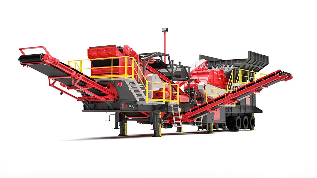 Wheel-Mounted Impact Crusher & Screen BLK02E
