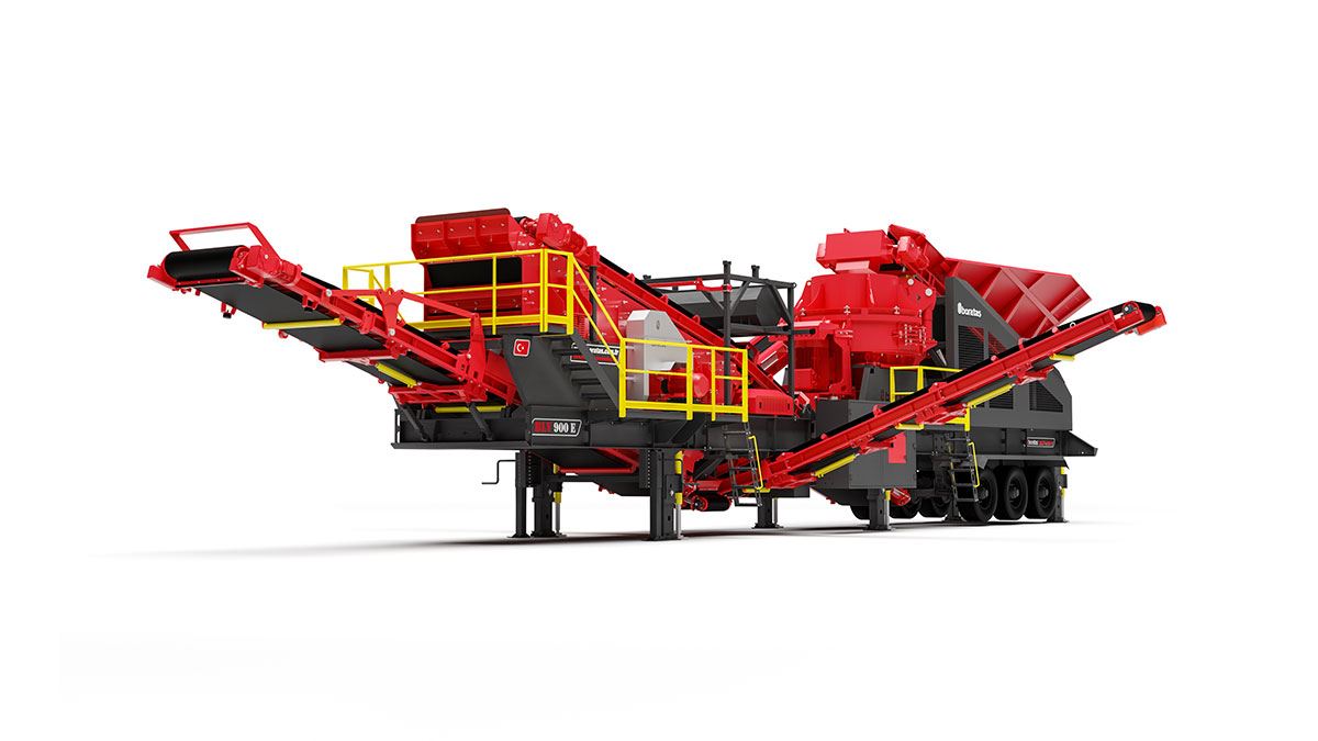 Wheel-mounted VSI Crusher & Screen BLV
